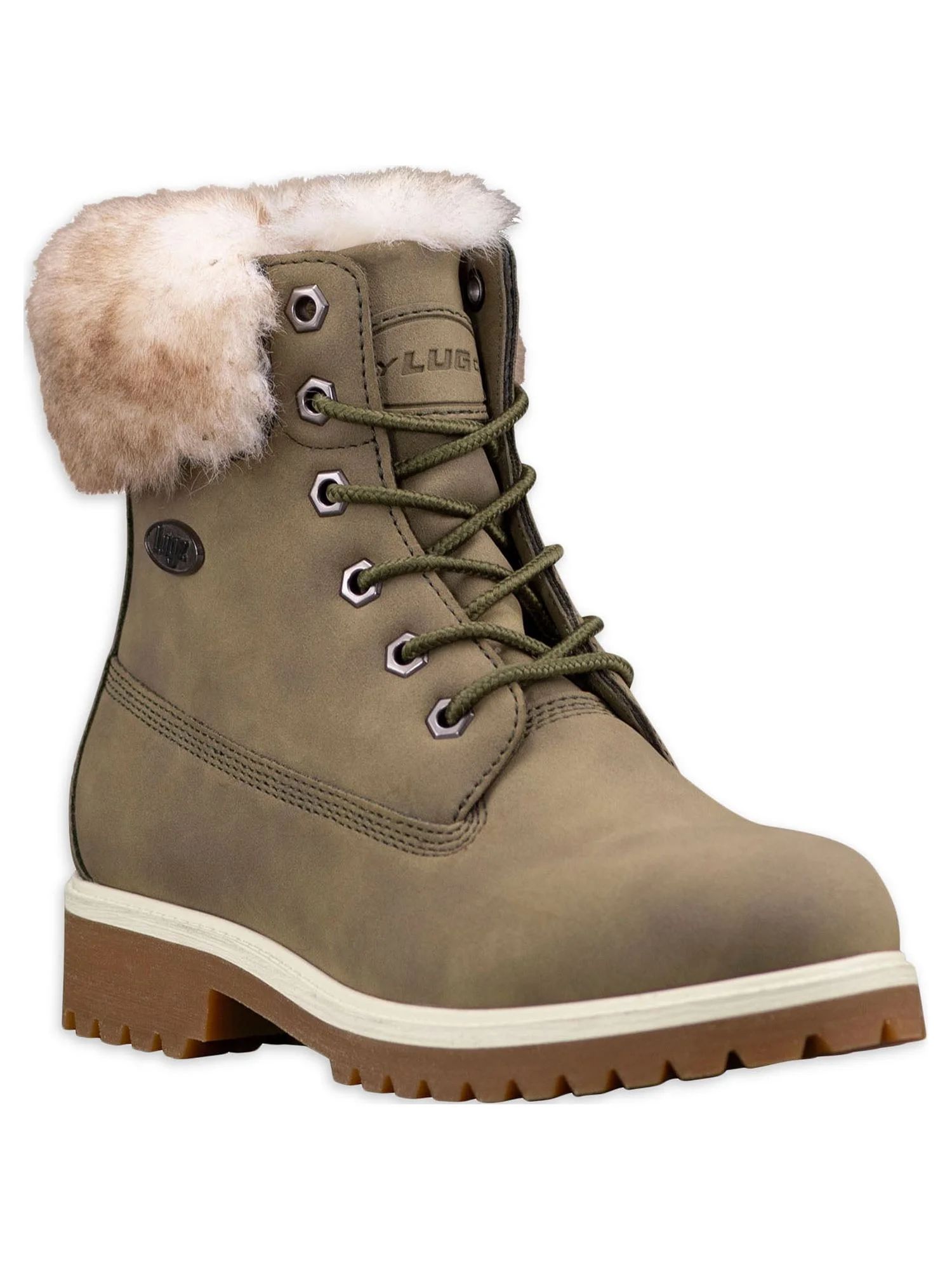 Lugz Women's Hudson Lace Up Faux Fur Boots, Sizes 5-12 | Walmart (US)