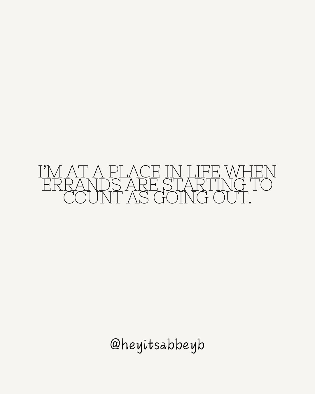They definitely are, sometimes I really yearn for those errands! 



#quotesdaily #quotess #dailyquotesforyou #motivationalquotes #quotesdailylife #dailyquotes #quotestagram #quotesaboutlife #dailyquote #quotes #quotestoliveby #quote #quoteoftheday

#LTKmomlife #LTKU #LTKdayinmylife