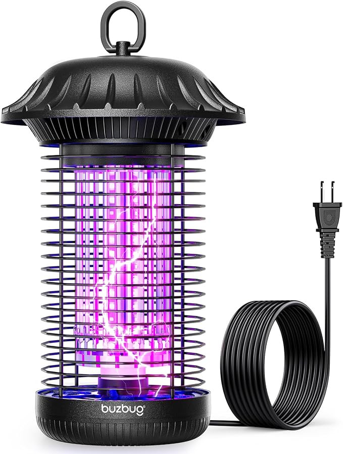 Buzbug LED Bug Zapper Indoor Outdoor, Up to 50000 Hrs Lifespan Lamp, Energy Saving & Dual Band At... | Amazon (US)