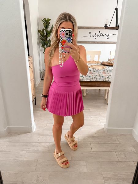 Outfit restocked 
Tank small
Pleated skirt small
Sandals up 1/2 size
Spring outfit 
Summer outfit 
Travel outfits 

#LTKshoecrush #LTKsalealert #LTKfindsunder100