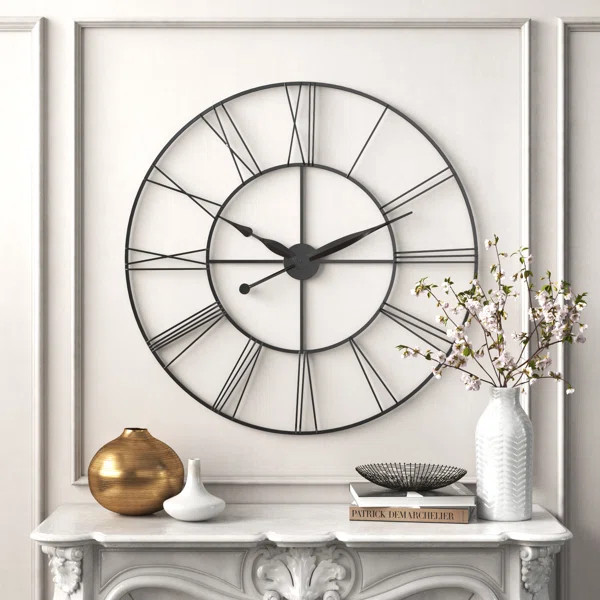 Oversized James 45" Wall Clock | Wayfair North America