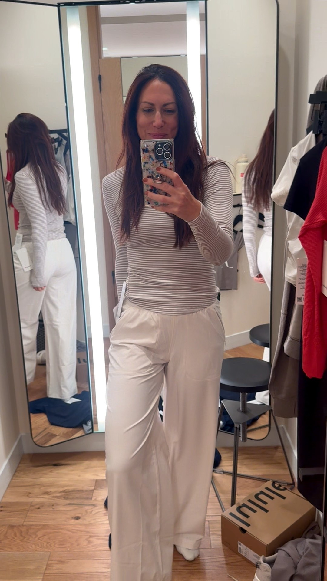 I’m calling it right here, right now— this is the fit of the season. 

Both of these pieces are the kind that you want in multiple colors. 

Top: TTS, I am wearing a size 6
Bottoms: I sized up to an 8 for more lengthh

#LTKActive #LTKSeasonal #LTKStyleTip