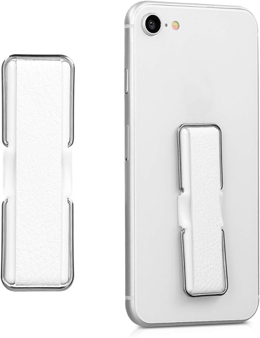 kwmobile Universal Elastic Finger Holder for Smartphones - PU Leather Stretch Grip Finger Strap w... | Amazon (US)