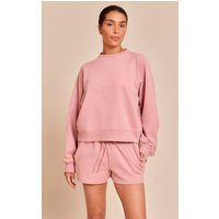 Petite Pink Crew Neck Sweatshirt | PrettyLittleThing US