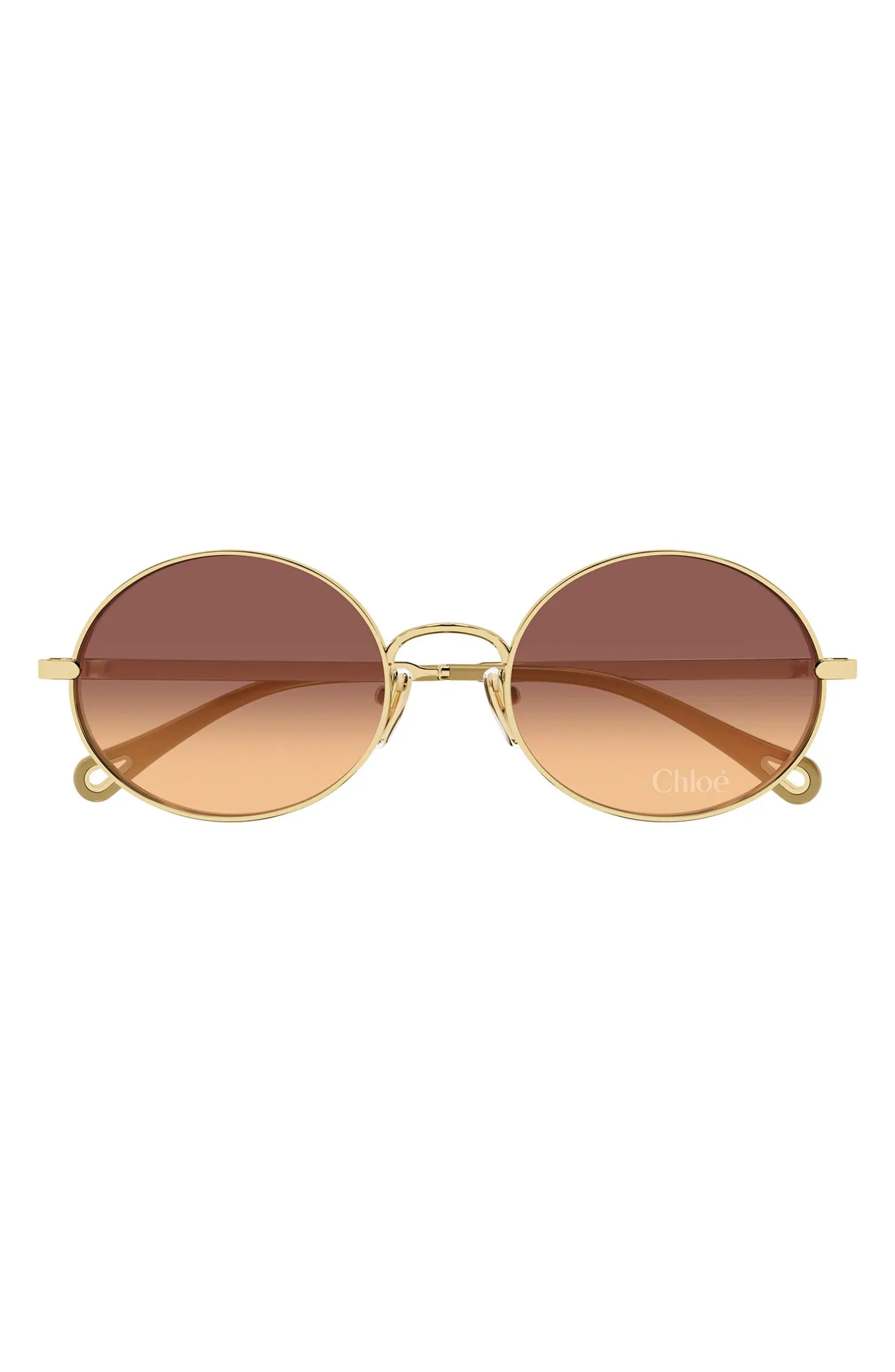 55mm Gradient Round Sunglasses | Nordstrom