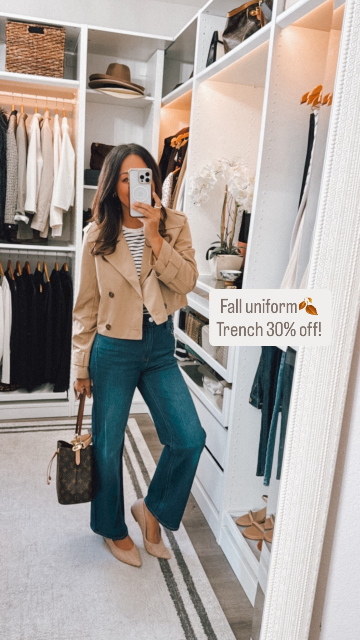 Trench sale plus an additional 15% off with LTK code! Fits TTS 
Jeans have the best straight silhouette- $50 Fit TTS 

#LTKOver40 #LTKSaleAlert #LTKFindsUnder100