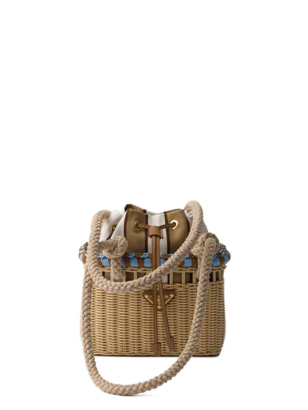 mini Wicker bucket bag | Farfetch Global