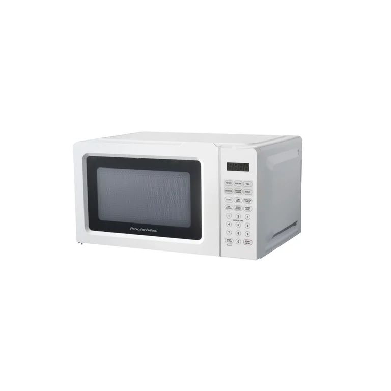 Proctor Silex 0.7 Cu.ft White Digital Microwave Oven | Walmart (US)