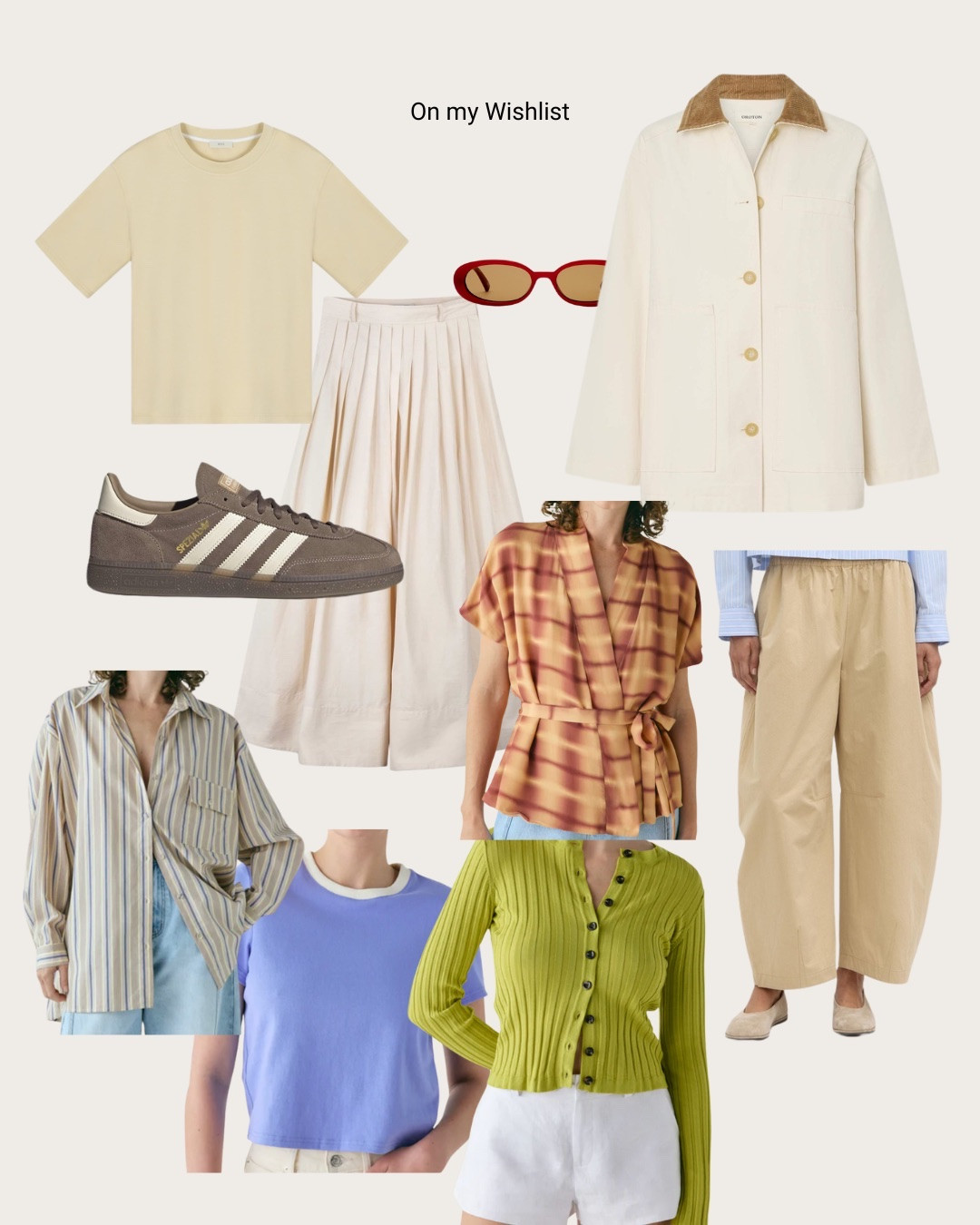 A few things that are currently on my Wishlist

Cream jacket, cream shirt, cream skirt, adidas, Vrg Grl, Lola barrel leg pants, 

#LTKsummer #LTKaustralia