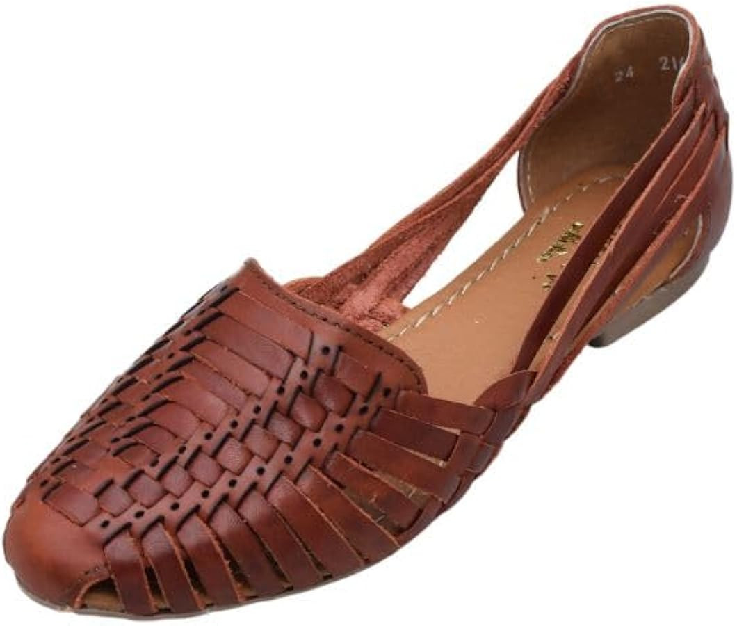 Macarena Collection Sandals women Huarache Sandal Colorful Leather Mexican Style 2167 | Amazon (US)