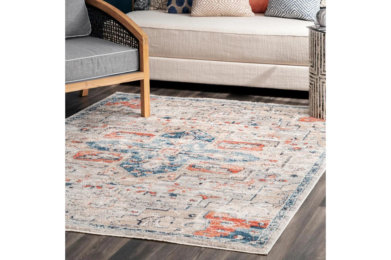 Nuloom Janessa Croix Medallion 5' 3" x 7' 3" Area Rug | Ashley Homestore