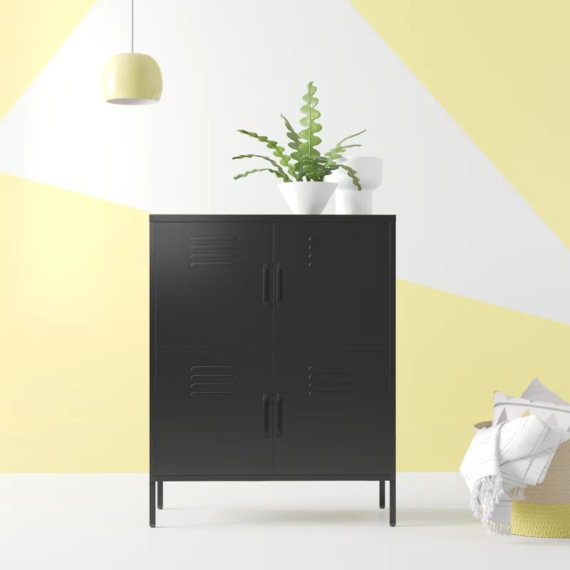 Gioia Steel Accent Cabinet | Wayfair North America