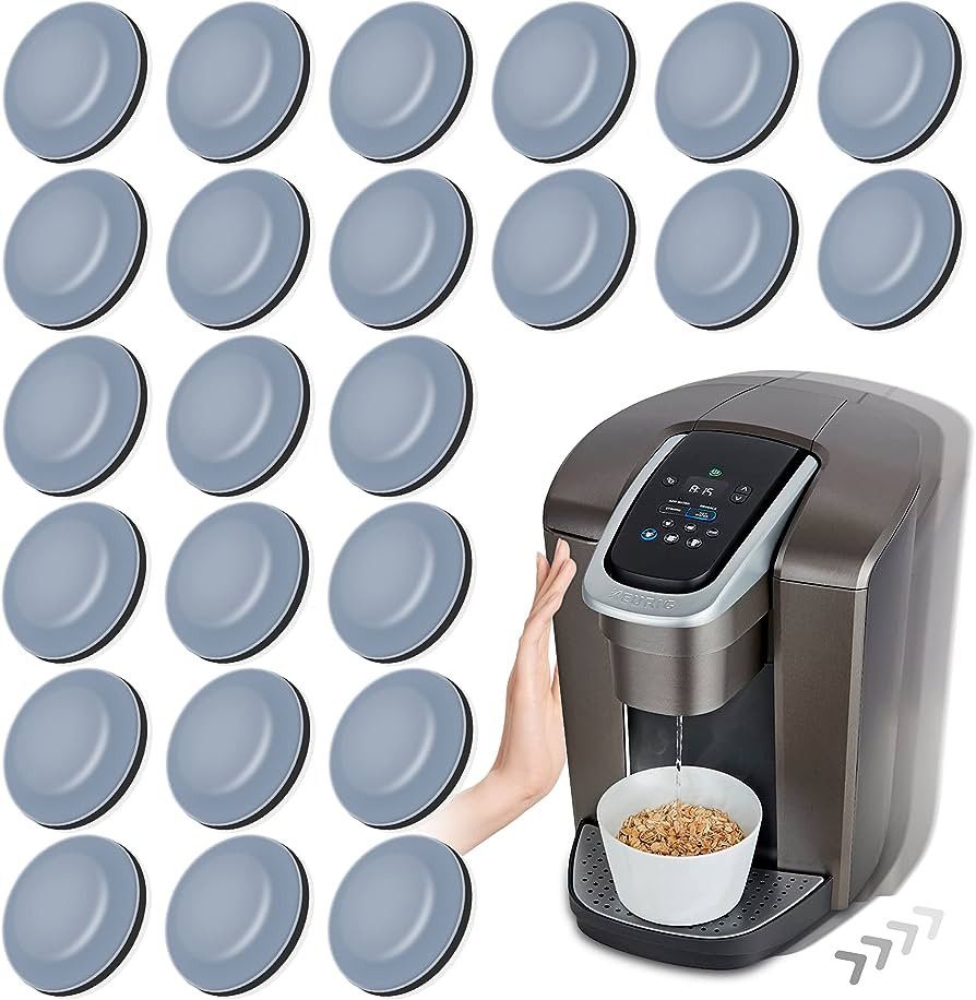 Appliance Sliders for Kitchen Appliances 24 PCS Self-adhesive Small Kitchen Appliance Slider Kitc... | Amazon (US)