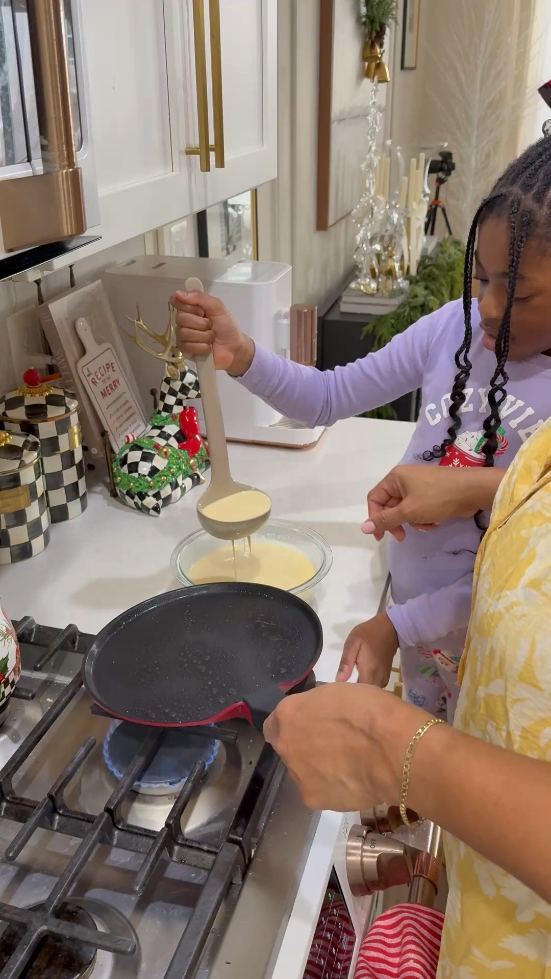 There’s never a dull moment when Belle is in the kitchen 😂 also if you love crèpes, or you have a crepe lover, this pan will make a great gift 🎁 

#LTKGiftGuide #LTKHoliday #LTKHome