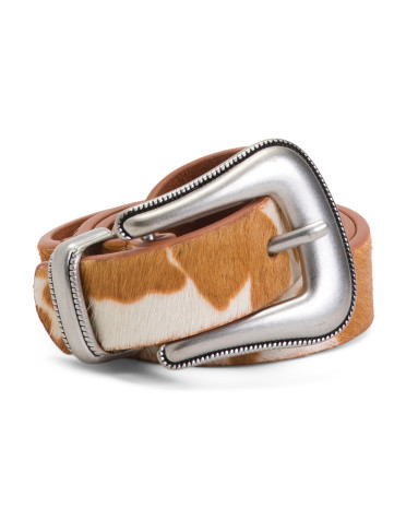 Leather The Western Cow Belt | TJ Maxx