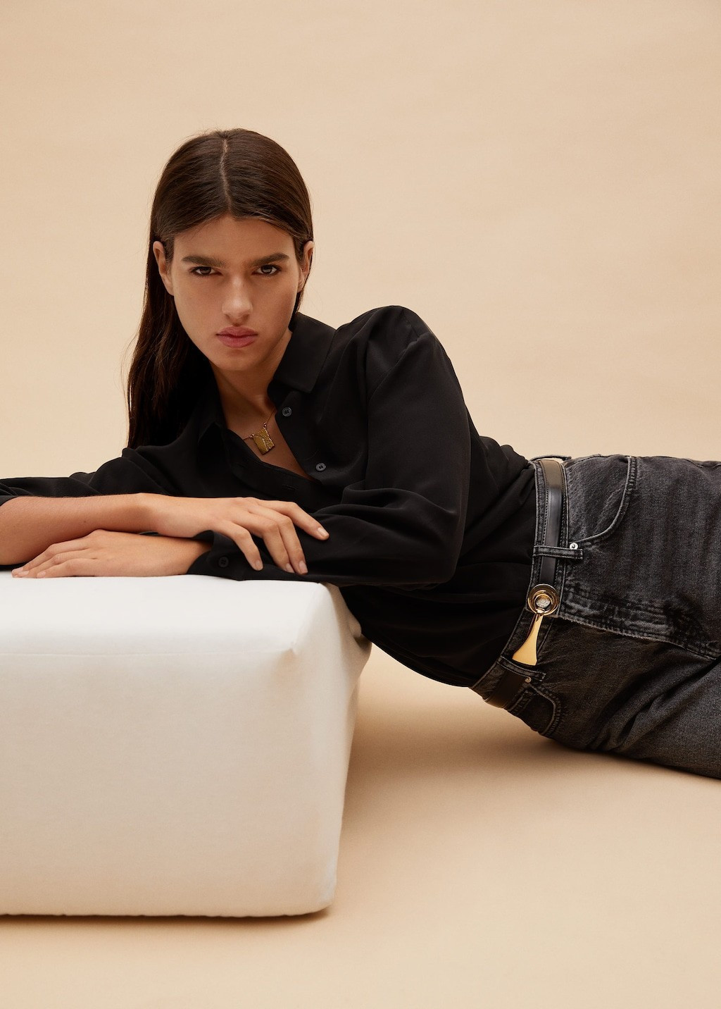 Hook fastening belt | MANGO (US)