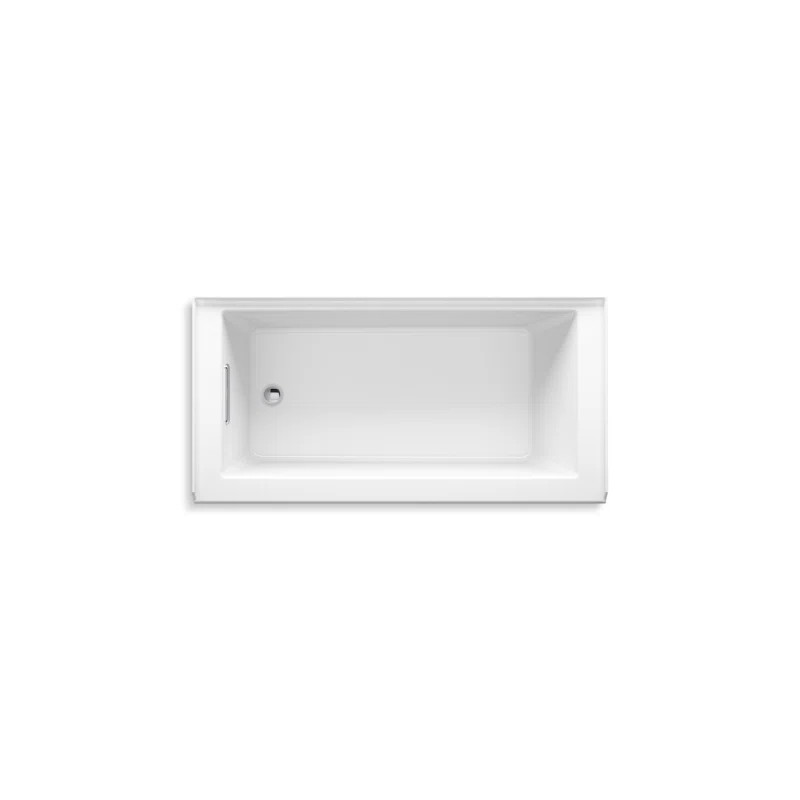Underscore 60" x 30" Alcove Soaking Bathtub | Wayfair North America