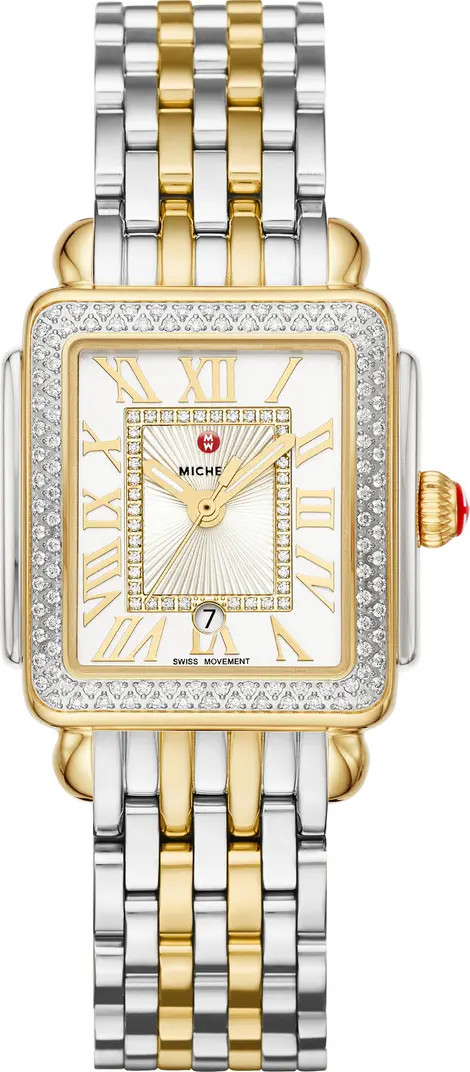 Deco Diamond Watch Head & Bracelet, 29mm | Nordstrom