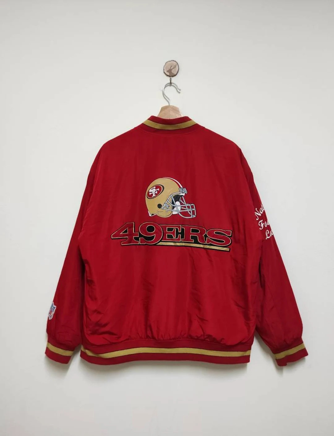 NFL San Francisco 49ers Varsity Jacket - Etsy | Etsy (US)