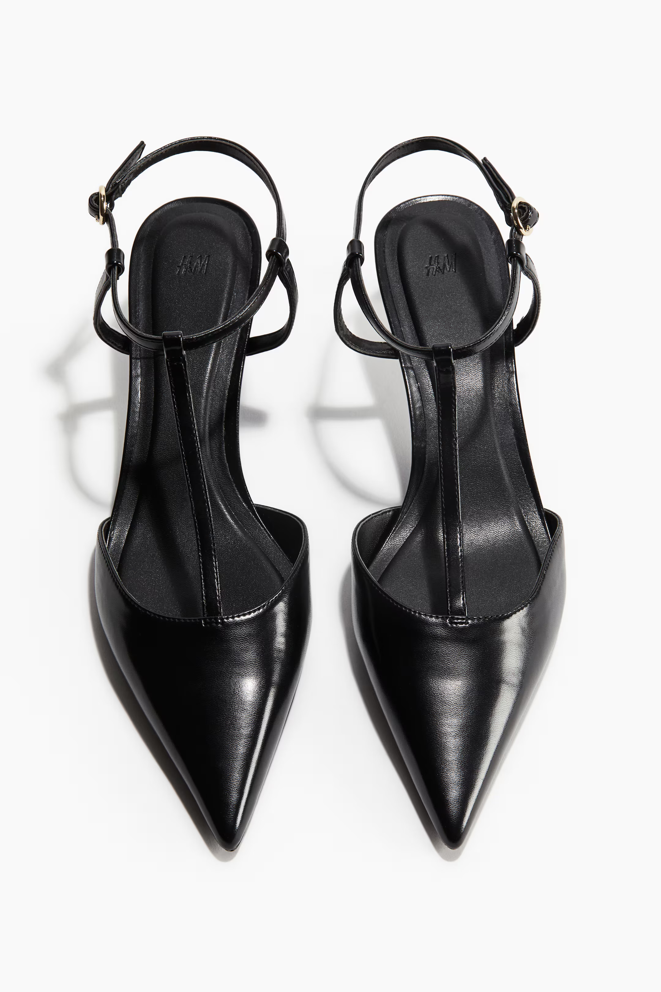 Pointed T-Strap Pumps | H&M (US + CA)