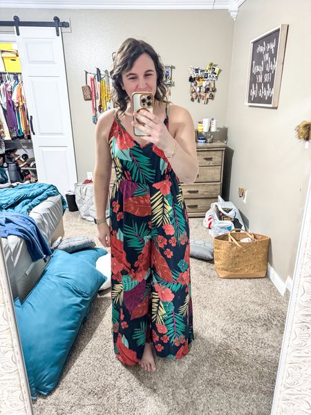 Starting to grab some clothes for our next tropical vacation- like spring break. This jumpsuit is so cute and has adjustable straps. I’m in the size 12. Available in sizes 12-20  

#LTKtravel #LTKplussize #LTKmidsize