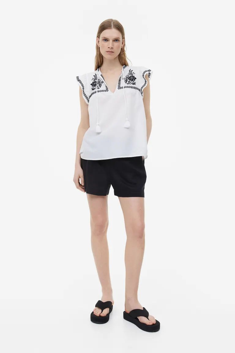 Embroidered Blouse | H&M (US)
