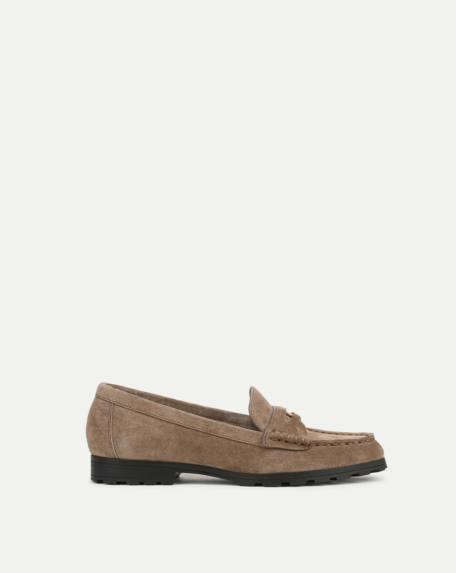 Veronica Beard Penny Lug-Sole Loafer Bark | Veronica Beard