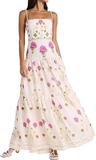Floral Garden Party Dress Tea Party Dress Y2k Dresses Slip Elegant Dress | Amazon (US)