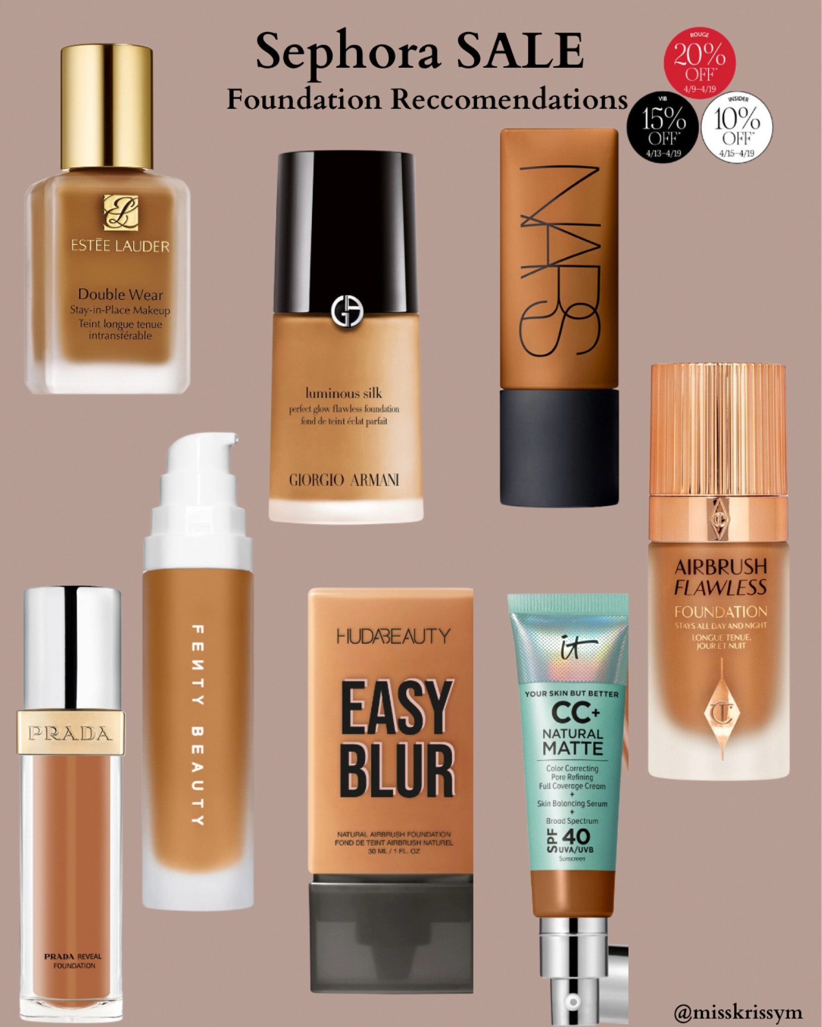 Sephora Sale Foundation Recommendations 💲💲




#LTKBeauty #LTKU #LTKSaleAlert