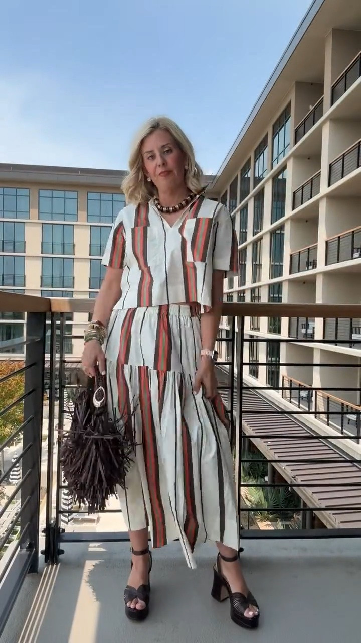 I’m in xs top & skirt and 8 heels. 
Codes
*Sunshine Tienda - mixandmatch
*Allie + Bess - Catherine20

#LTKootd #LTKdayinmylife #LTKOver40