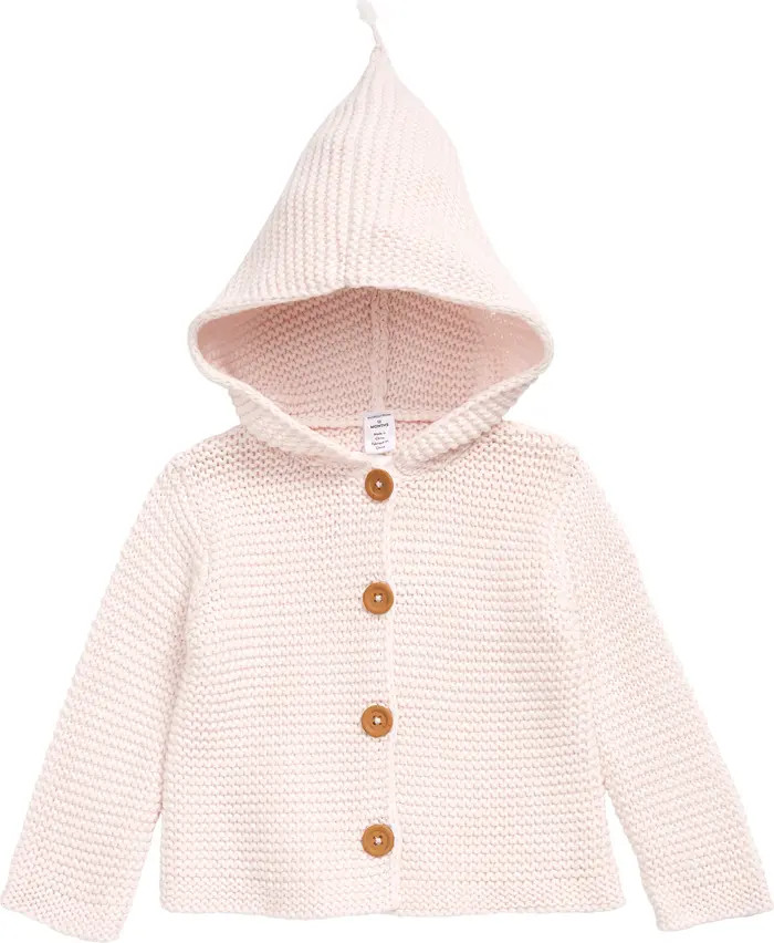 Baby Organic Cotton Hooded Cardigan | Nordstrom