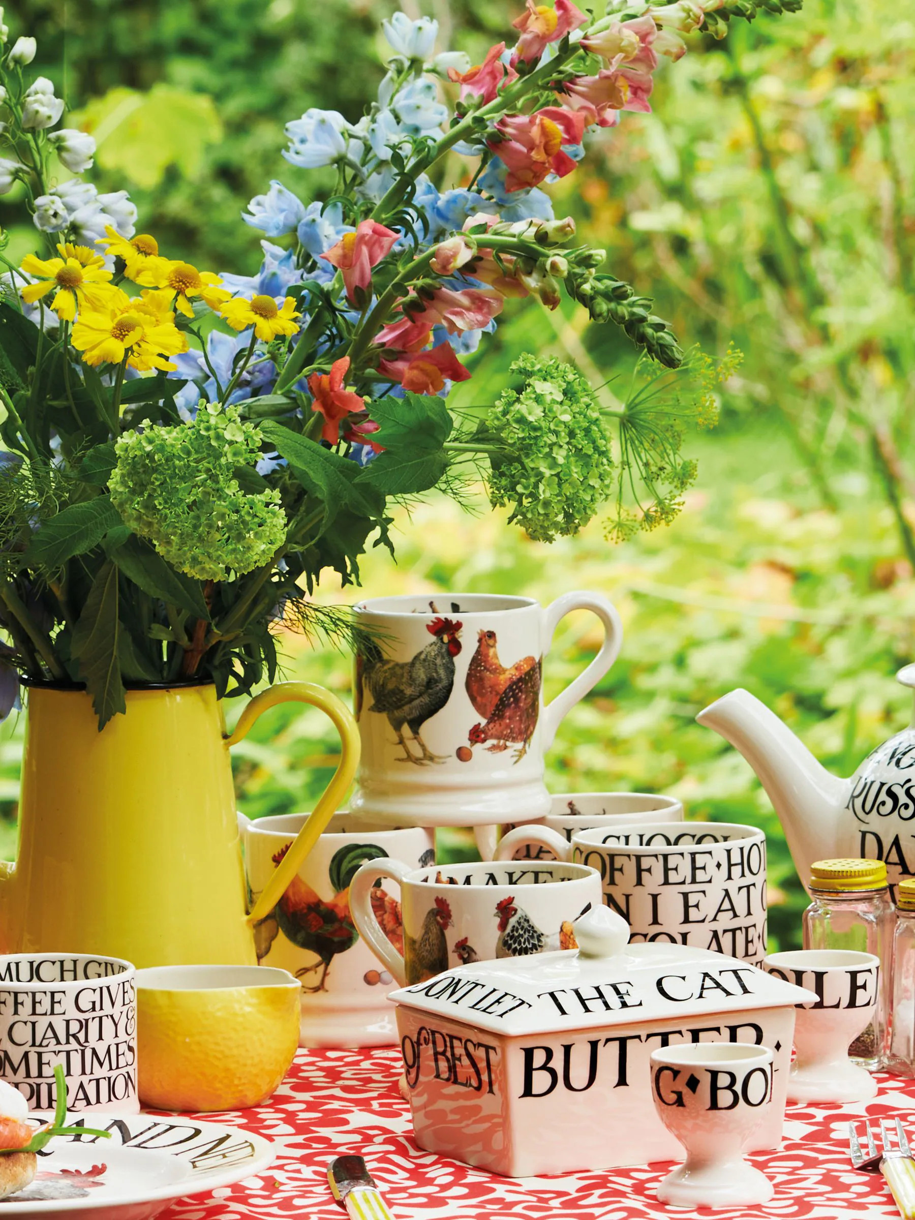 Emma Bridgewater Emma Bridgewater Set of 2 Cream Rise & Shine 1/2 Pint Mugs Boxed | Next US