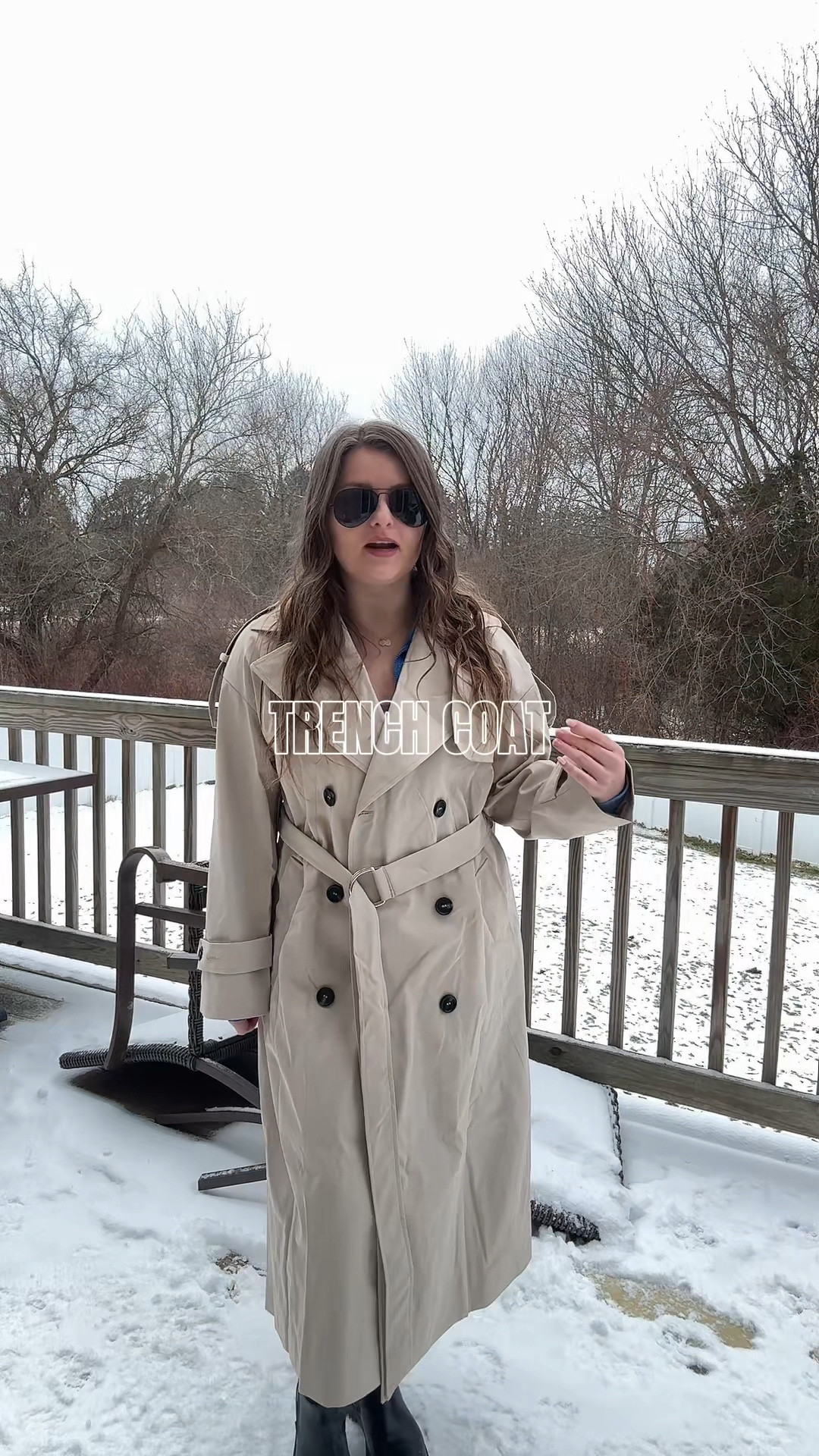 Trench coat can be dressed up or down. Wearing a small and I’m 5ft tall  

#LTKootd #LTKPetite #LTKWorkwear