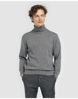 Mirto men's grey polo neck sweater, Grey. | El Corte Ingles UK