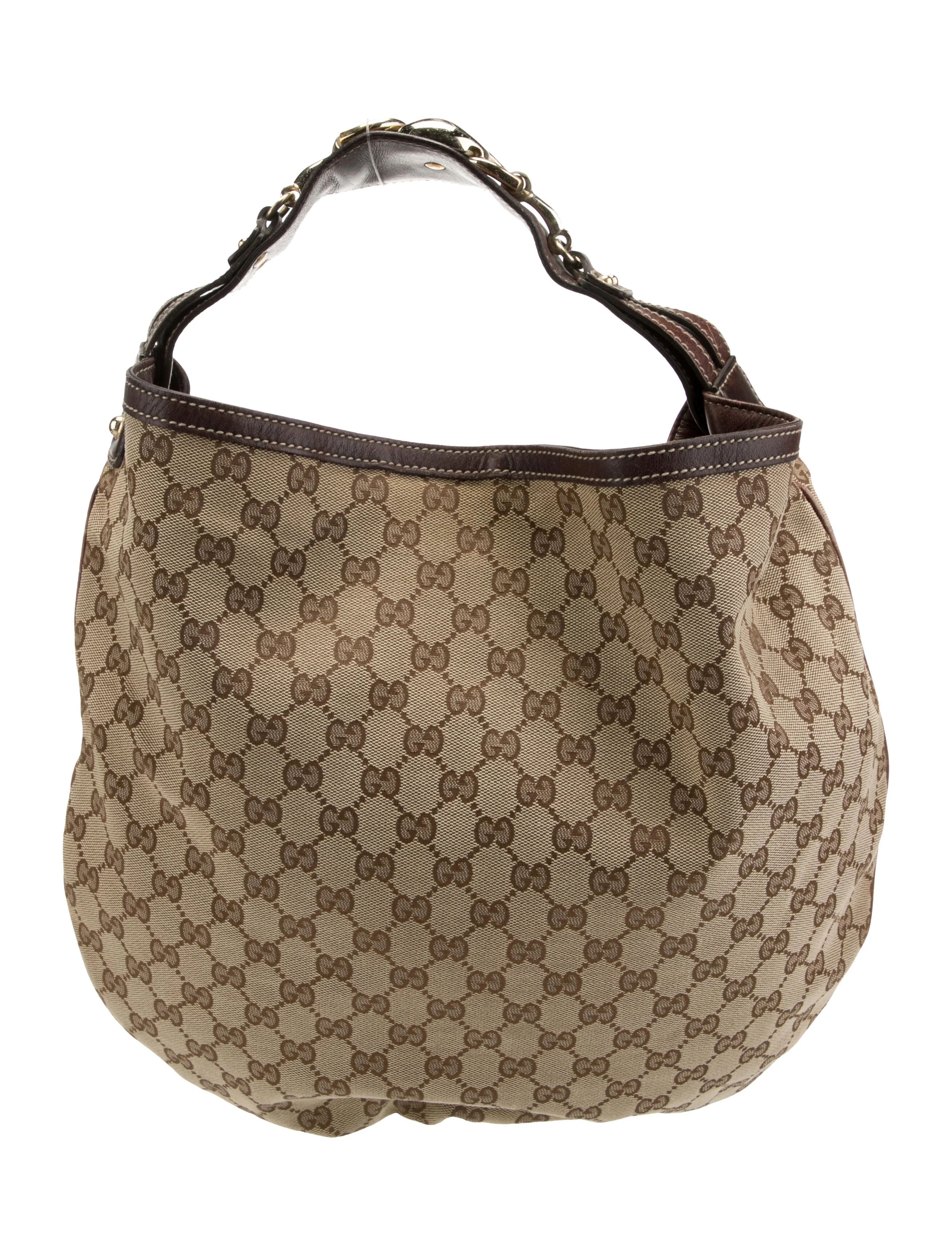 GG Canvas Wave Hobo | The RealReal