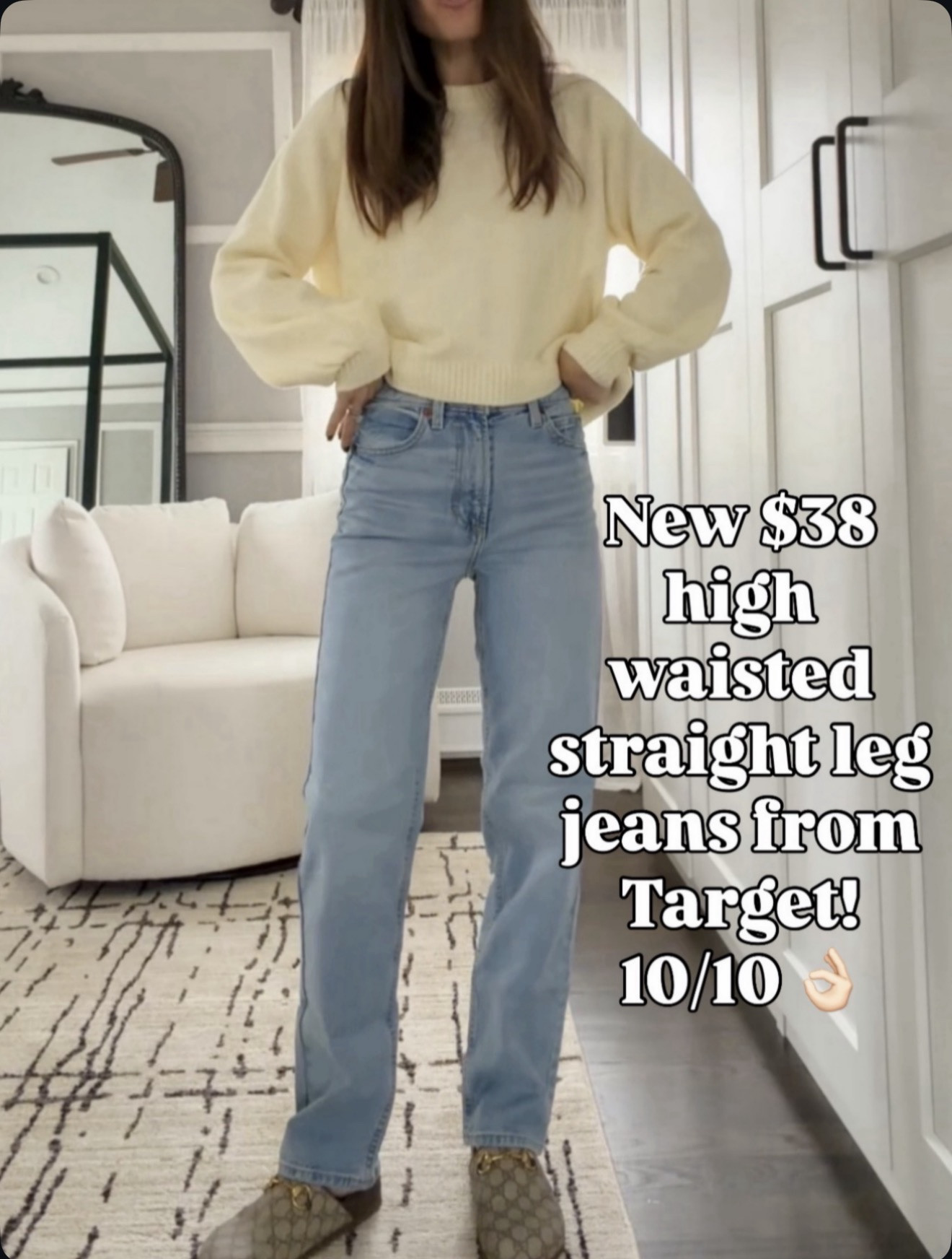 $38 straight-leg jeans from Target that are a full 10/10 👏 such a good affordable find 🔗⬇️

#LTKootd #LTKFindsUnder50 #LTKOver40