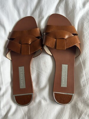 Ladies Zara Tan Sandals, Size UK 5 | eBay UK