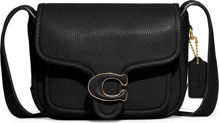 Tabby Polished Pebble Leather Crossbody Messenger Bag | Black Bag Bags | Crossbody Bag | | Nordstrom