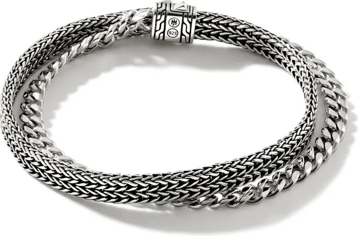 John Hardy Men's Classic Chain Wrap Bracelet | Nordstrom | Nordstrom