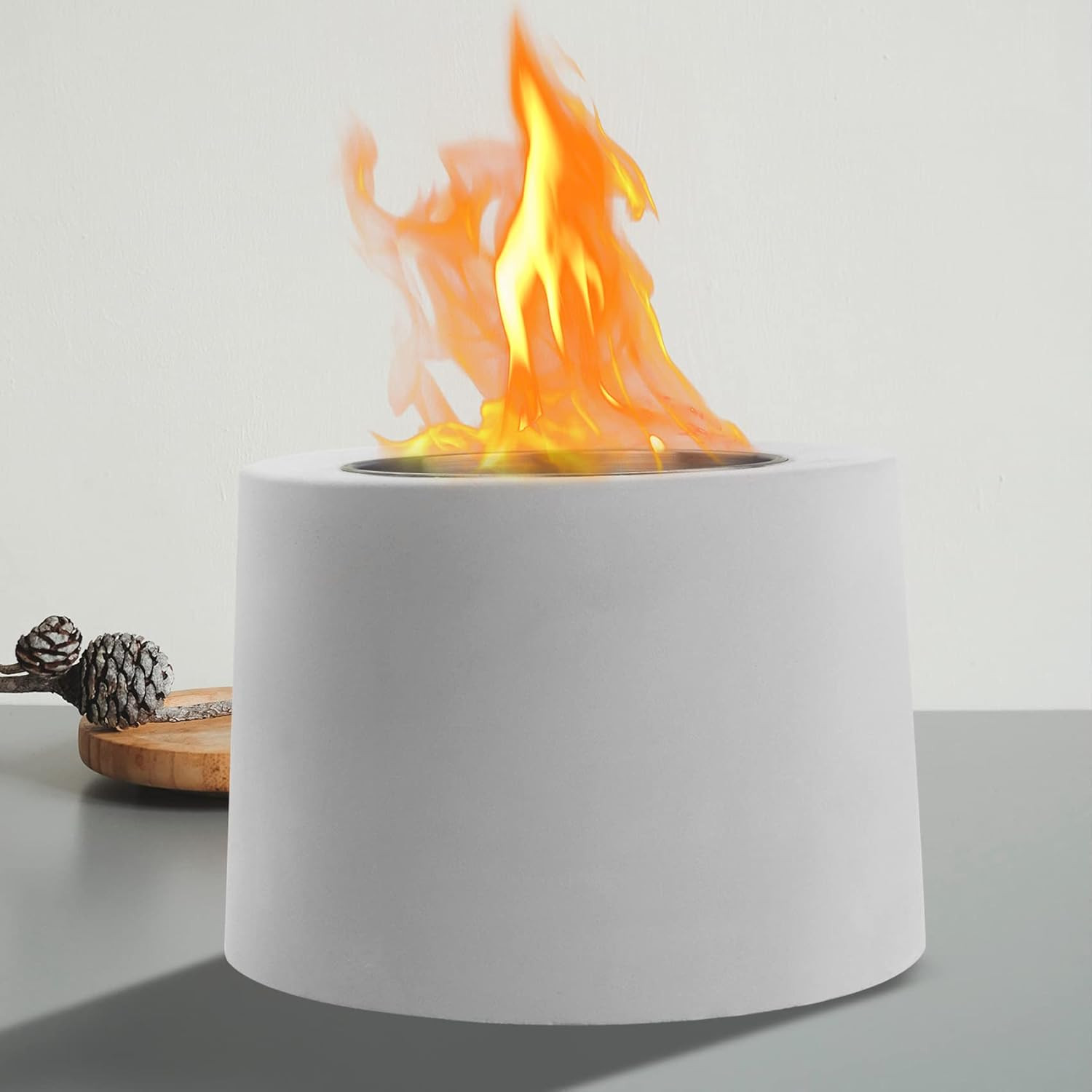 Tabletop Fire Pit, Rubbing Alcohol Fireplace Firepit Indoor Outdoor, Bio Ethanol Ventless Fire Pi... | Amazon (US)