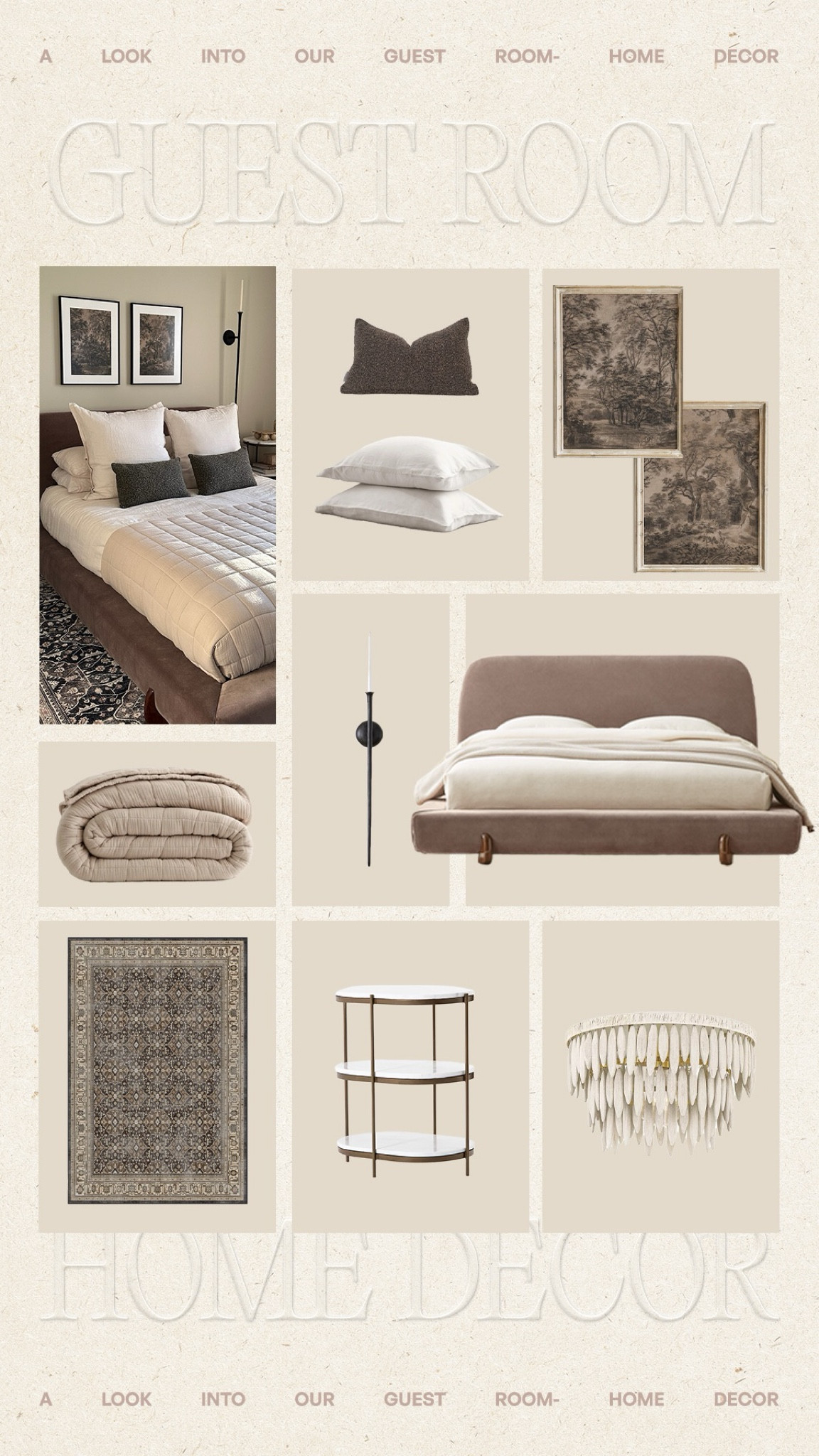 Our guest room furniture and decor🤍 #guestroom #home #decor 

#LTKHome #LTKStyleTip