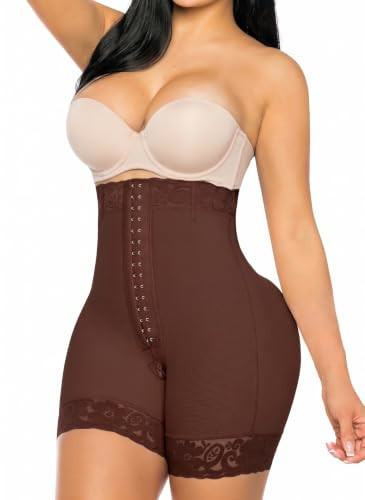 YIANNA Women Tummy Control Shapewear Strapless Faja Colombianas Body Shaper | Amazon (US)