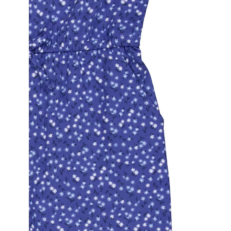 Wonder Nation Girls Short Sleeve Jumpsuit, Sizes 4-18 & Plus | Walmart (US)