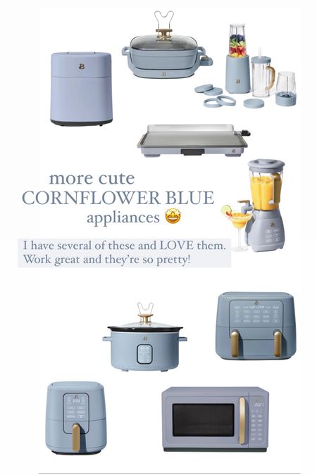 The prettiest cornflower blue appliances 🤩

All from Walmart (oh yeah and they come in other colors too).

@walmart
#walmartpartner
#welcometoyourwalmart
#walmartsummer


#LTKhome #LTKstyletip #LTKsalealert