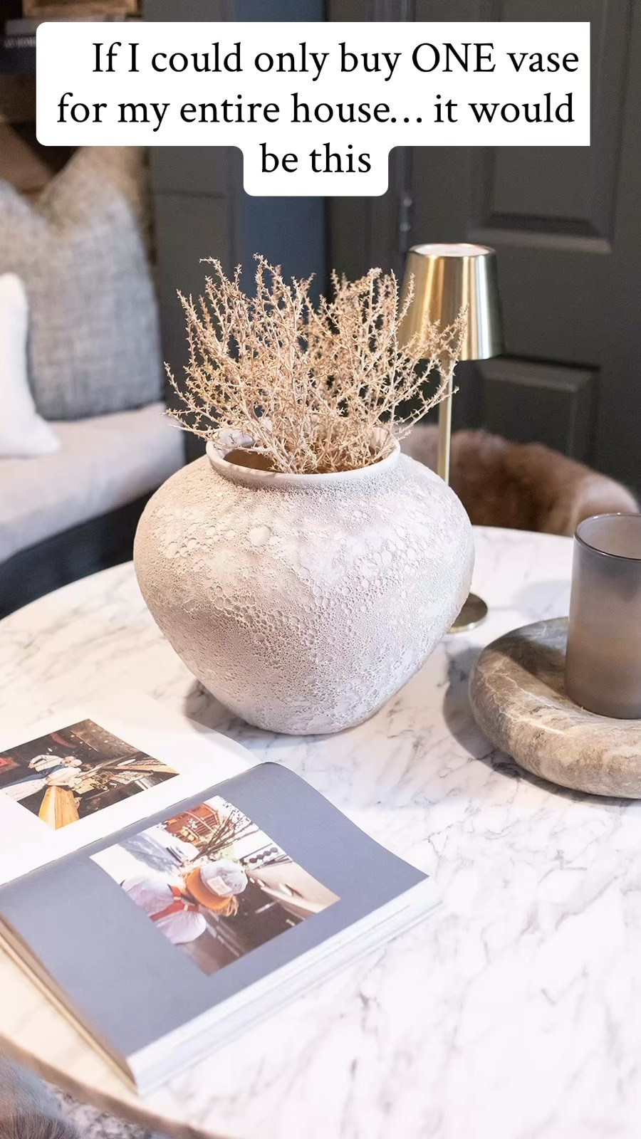 The Vase I Use Everywhere

This is one of those decor pieces that works in every season and almost every room. Style it with stems, branches, greenery, or leave it empty for that simple collected look. Neutral, timeless, and gives that designer feel without trying too hard.

#LTKHome #LTKSaleAlert