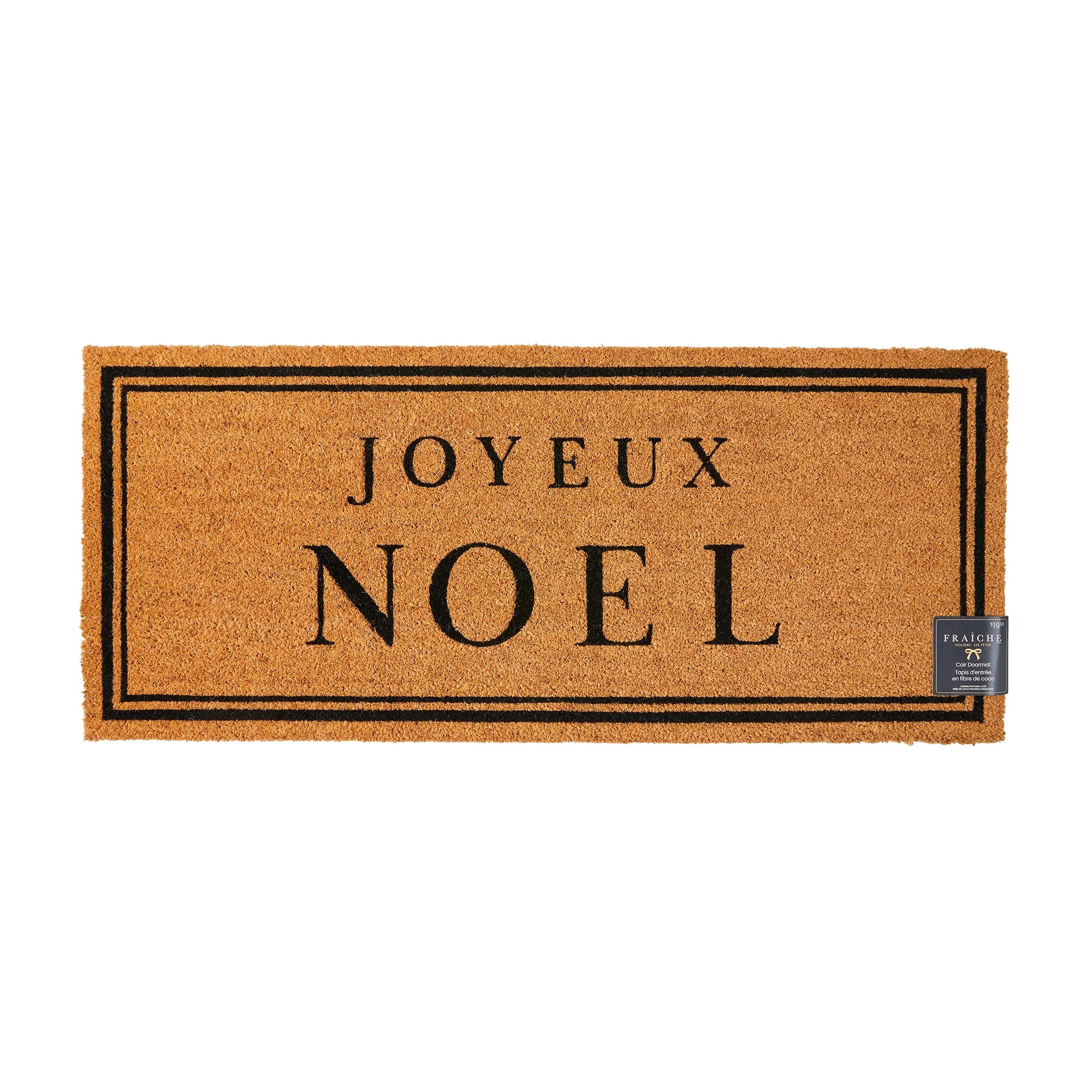 Fraiche Joyeux Noel Coir Doormat - Walmart.ca | Walmart (CA)
