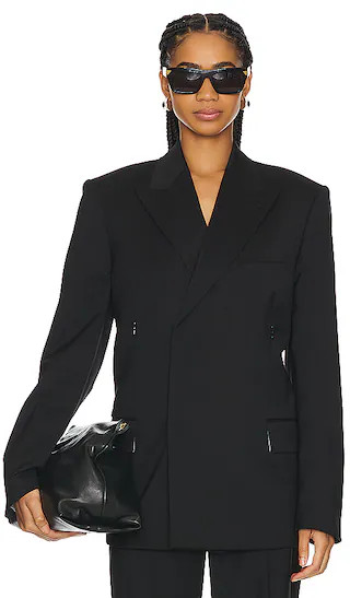 Boxy Blazer in Black | Revolve Clothing (Global)