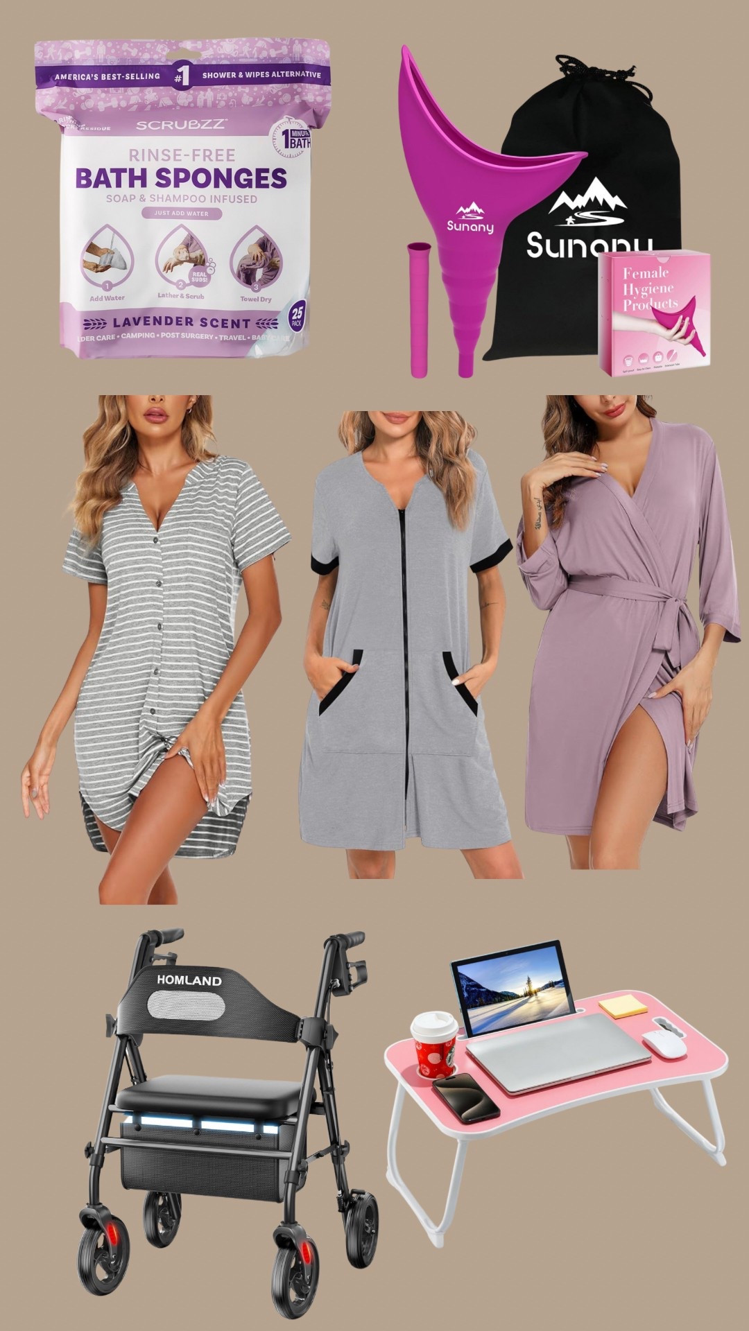 These are all things that were highly recommended for my post surgery recovery that I did buy, but I either did not use or used once. 