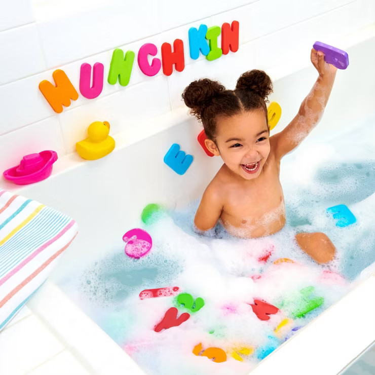 Munchkin Bath Letters and Numbers - 36ct Bath Toy Set | Target