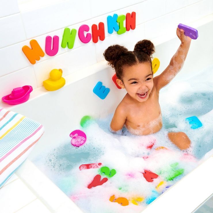 Munchkin Bath Letters and Numbers - 36ct Bath Toy Set | Target